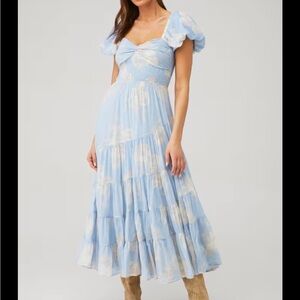 Free People sun drenched maxi dress